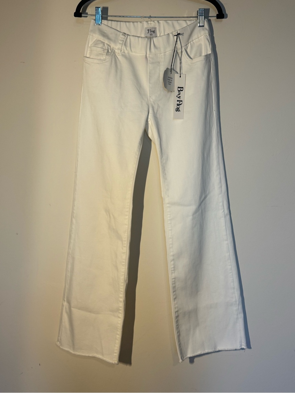 NEW BevvFlog “Amanda” White Wide Leg Jeans NWT Size 27 🤍 - Picture 3 of 10